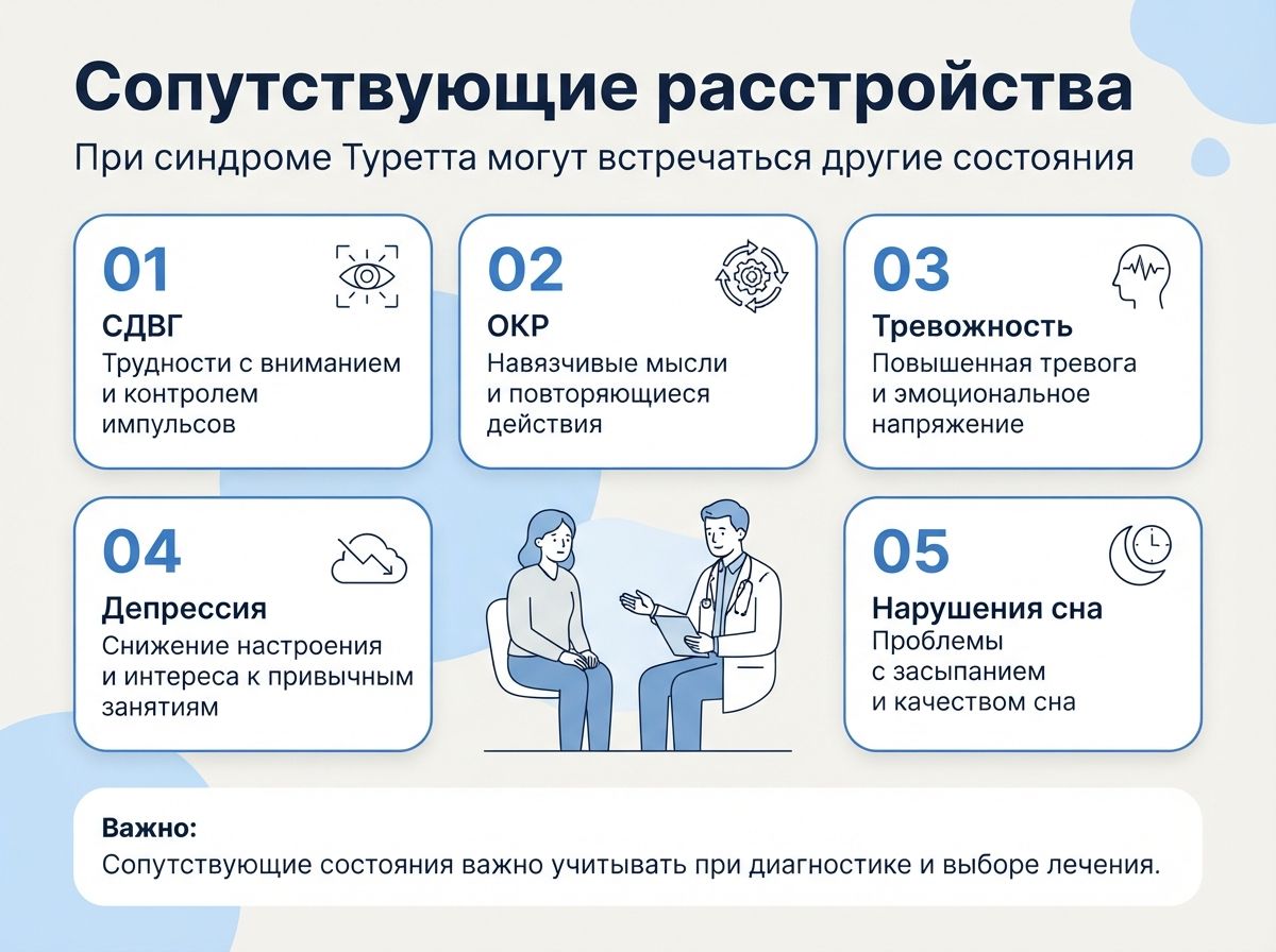 Лечение синдрома Туретта в Сарапуле инфографика