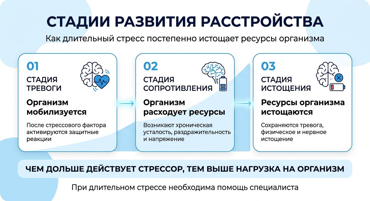 Лечение стресса в Сарапуле инфографика